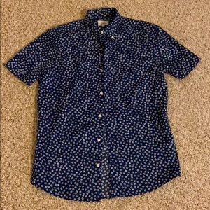 Next button down floral pattern shirt